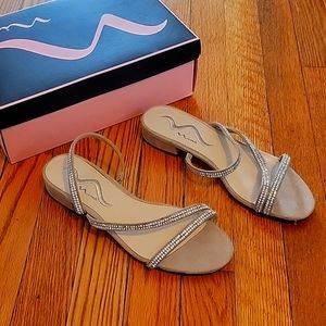 Nina rhinestone flats